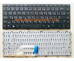 HP Compaq Keyboard คีย์บอร์ด  HP  440 G5 430 G5 445 G5  ภาษาไทย อังกฤษ 